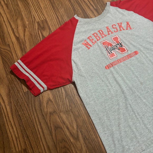 Men’s Nebraska Cornhuskers Short Sleeve Tee * Size XXL * Large Print - Picture 4 of 10